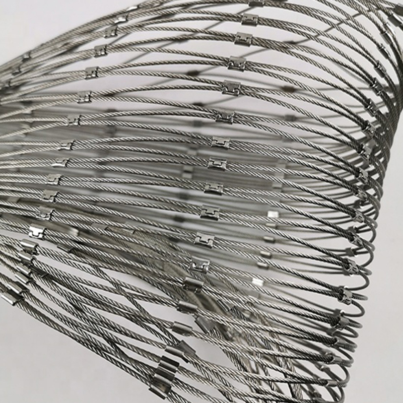 Stainless Steel Rope Mesh (7×7 Construction)